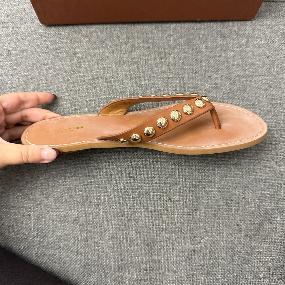 Coach studded sandals size 7
